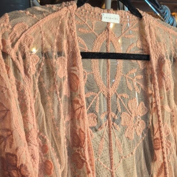 Dreamers Lace Kimono Cardigan - Picture 2 of 5